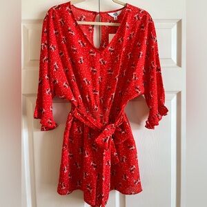JACK by BB Dakota Red Romper NWT